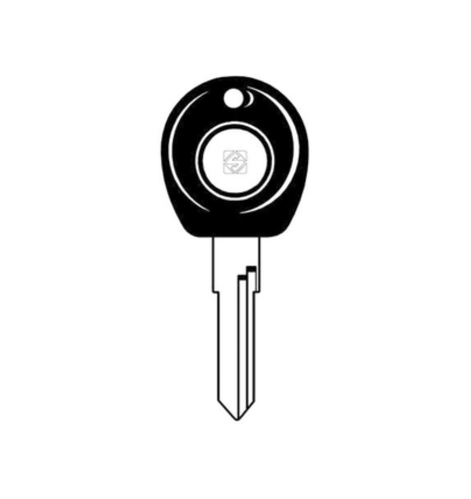 SILCA HU49CP CHIAVE AUTO TESTA PLASTICA ACCIAIO