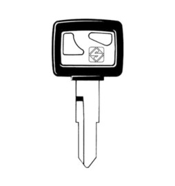 SILCA HON39RP CHIAVE AUTO TESTA PLASTICA ACCIAIO