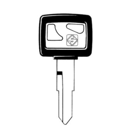 SILCA HON39RP CHIAVE AUTO TESTA PLASTICA ACCIAIO