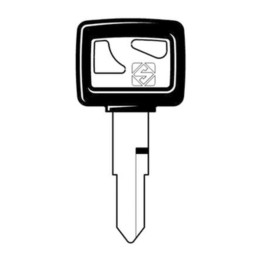 SILCA HON39P CHIAVE AUTO TESTA PLASTICA ACCIAIO