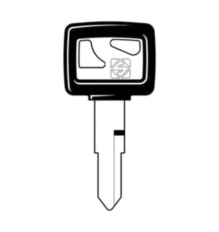 SILCA HON39P CHIAVE AUTO TESTA PLASTICA ACCIAIO