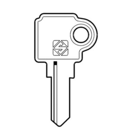 SILCA SEA7 CHIAVE PROFILO OTTONE