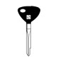 SILCA XBW1P CHIAVE CROCE TESTA PLASTICA
