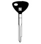 SILCA XBW2P CHIAVE CROCE TESTA PLASTICA