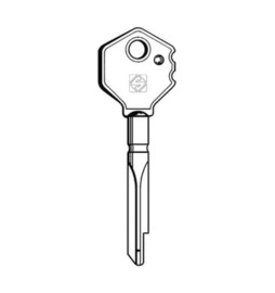 SILCA XY4P CHIAVE CROCE TESTA PLASTICA