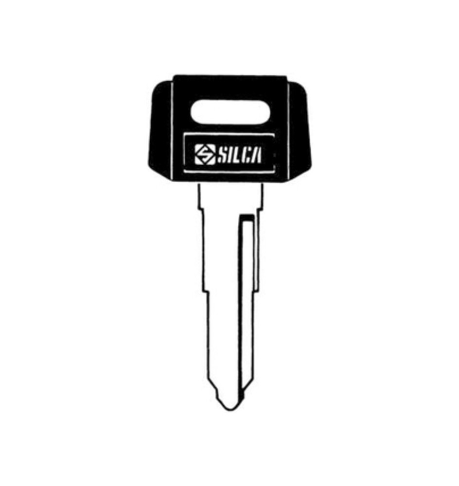 SILCA YH28P CHIAVE AUTO TESTA PLASTICA OTTONE