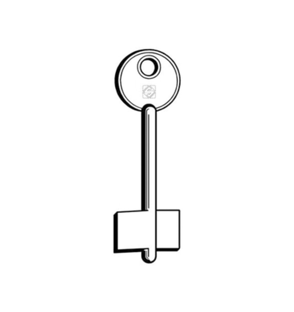 SILCA CF CHIAVE DOPPIA MAPPA OTTONE