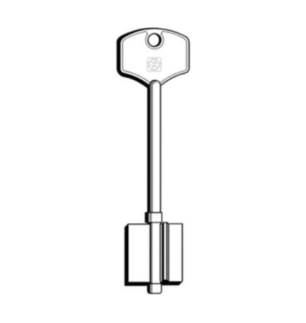 SILCA 5PT10 CHIAVE DOPPIA MAPPA OTTONE