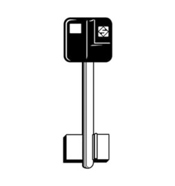 SILCA 5YA10P CHIAVE DOPPIA MAPPA OTTONE