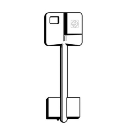 SILCA 5YA4 CHIAVE DOPPIA MAPPA OTTONE