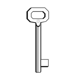 SILCA 5010 CHIAVE PATENT PASSEPARTOUT CORTA OTTONATA
