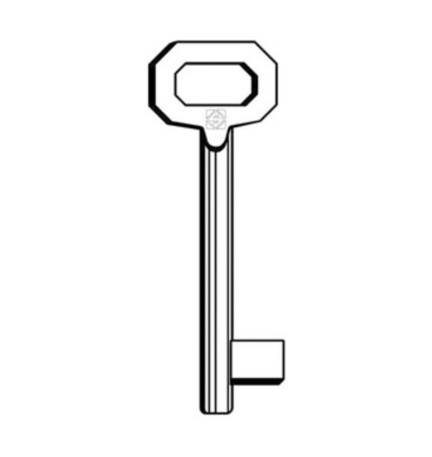 SILCA 5011 CHIAVE PATENT PASSEPARTOUT MEDIA OTTONATA
