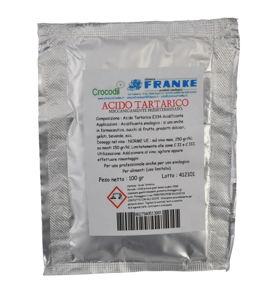ACIDO TARTARICO gr. 100