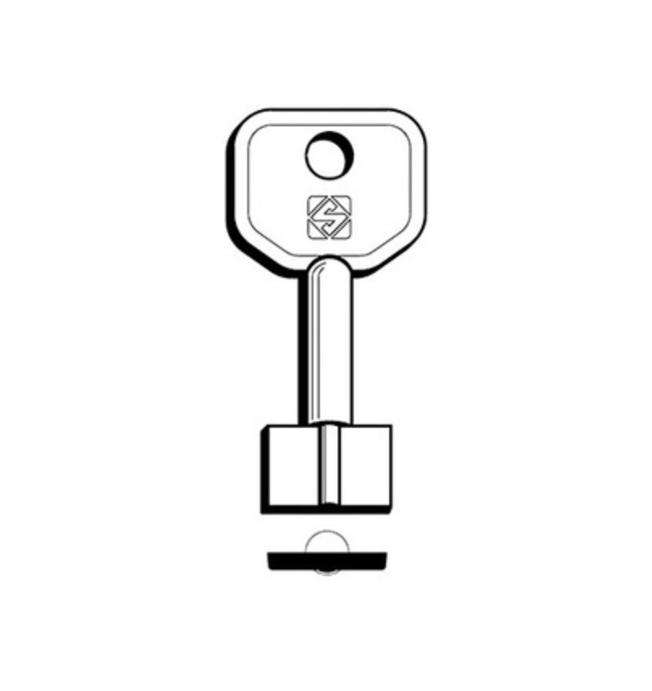 SILCA 5AT3 CHIAVE POMPA OTTONE