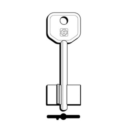 SILCA 5AT5 CHIAVE DOPPIA MAPPA OTTONE