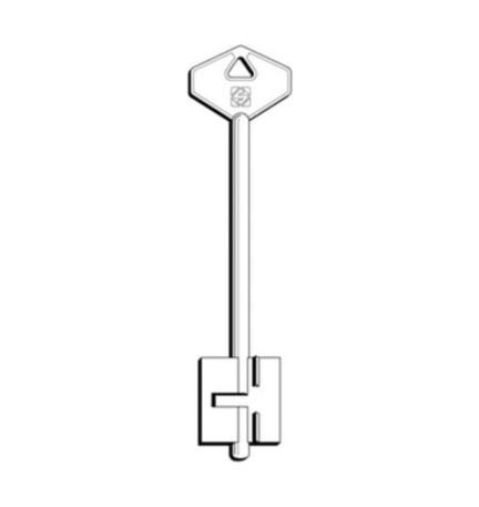 SILCA 5IT8 CHIAVE DOPPIA MAPPA OTTONE