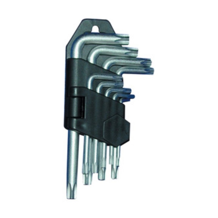 SERIE 9 CHIAVI TORX T10-T50 CROMO VANADIO * 20056