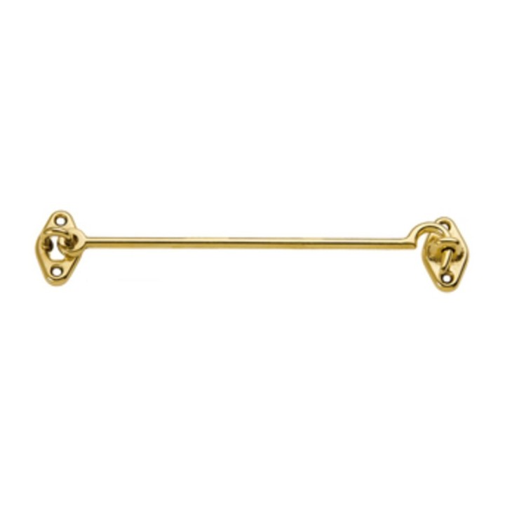 GANCIO FERMAFINESTRA OTTONE LUCIDO 200 MM