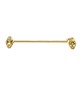 GANCIO FERMAFINESTRA OTTONE LUCIDO 200 MM