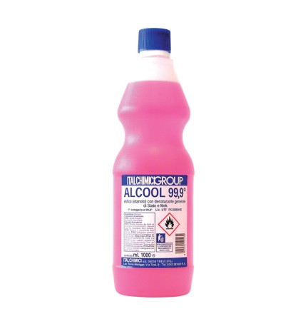 ALCOOL DENATURATO 99,9 CERTIF. 1 L ITALCHIMICI