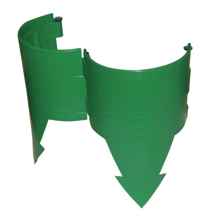 SCUDO PROTEGGI FUSTO PER PIANTE tipo small - 2 pezzi Ø 11 cm