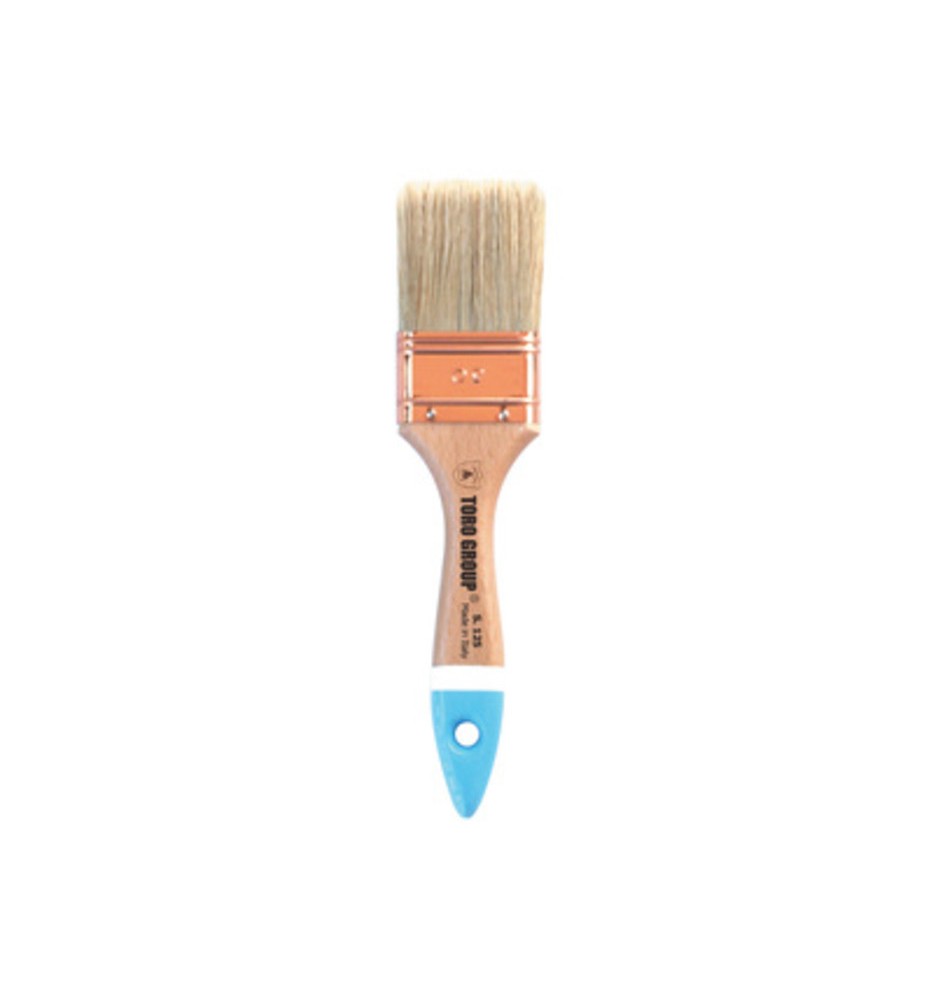 PENNELLESSA BIONDA MANICO LEGNO S.125 80 MM