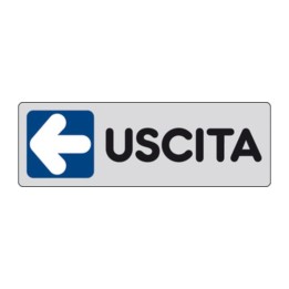 ETICHETTA ADESIVA 150X50 USCITA (SX)
