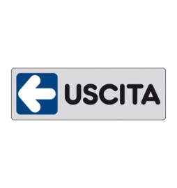 ETICHETTA ADESIVA 150X50 USCITA (SX)