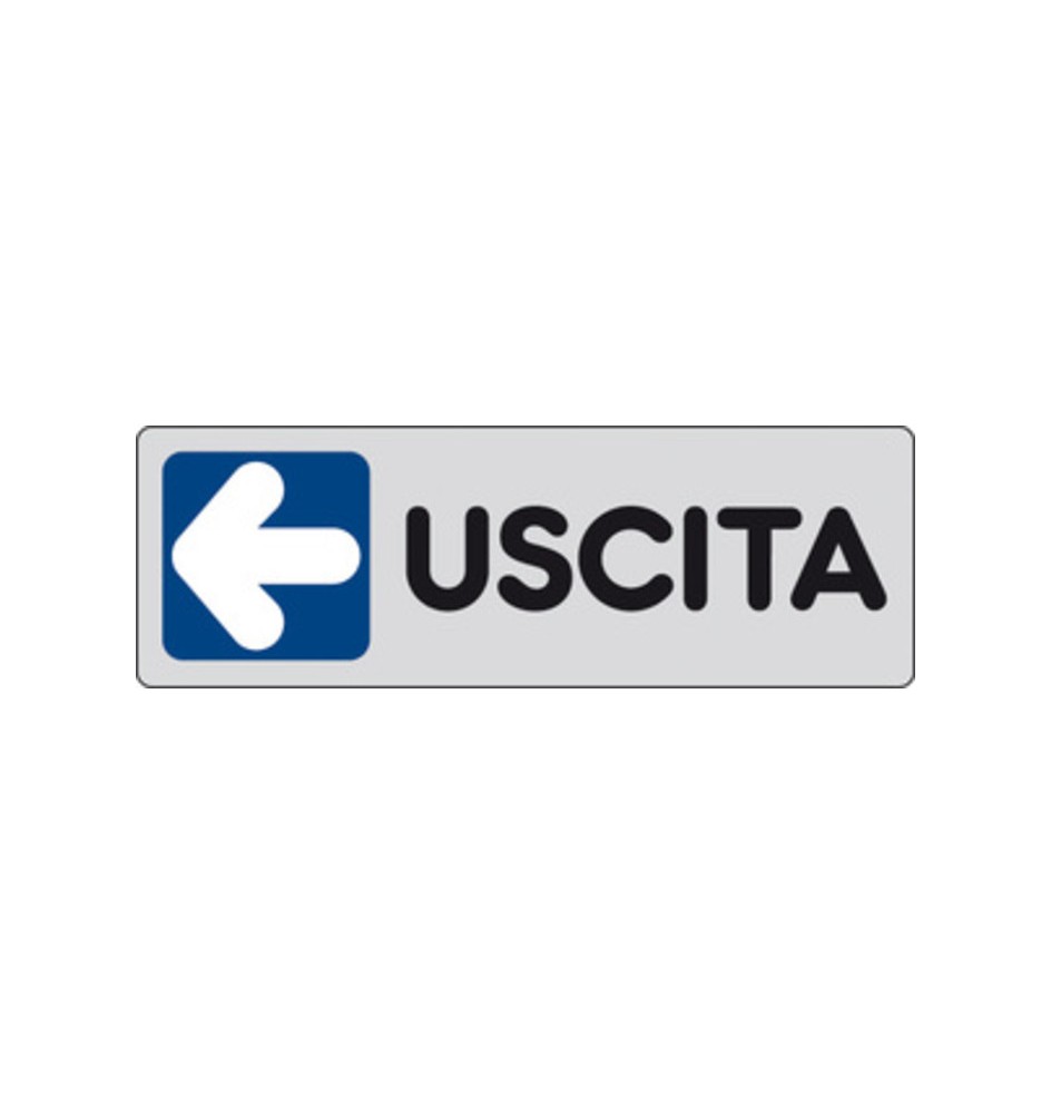 ETICHETTA ADESIVA 150X50 USCITA (SX)