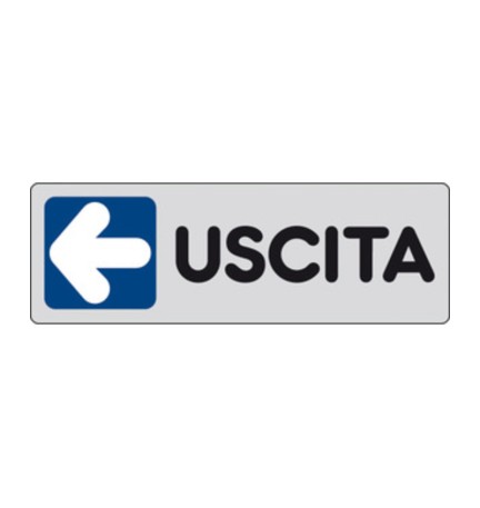 ETICHETTA ADESIVA 150X50 USCITA (SX)