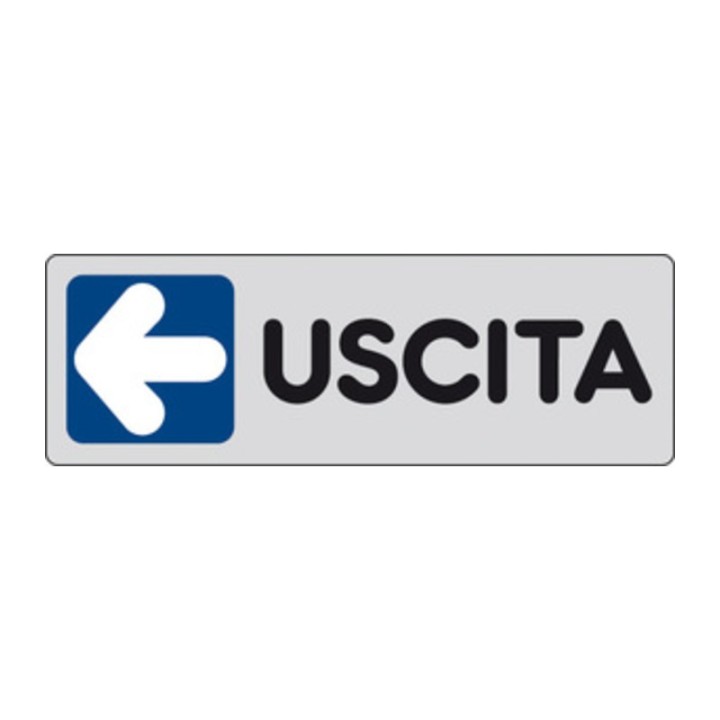 ETICHETTA ADESIVA 150X50 USCITA (SX)
