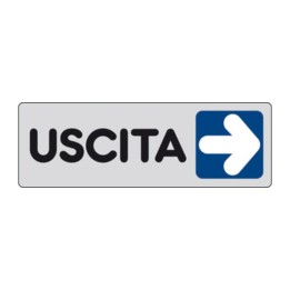 ETICHETTA ADESIVA 150X50 USCITA (DX)