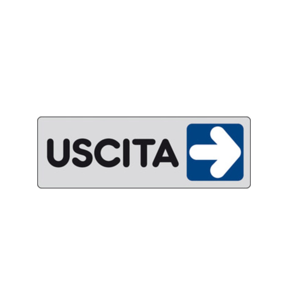 ETICHETTA ADESIVA 150X50 USCITA (DX)