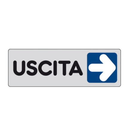 ETICHETTA ADESIVA 150X50 USCITA (DX)