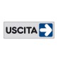 ETICHETTA ADESIVA 150X50 USCITA (DX)