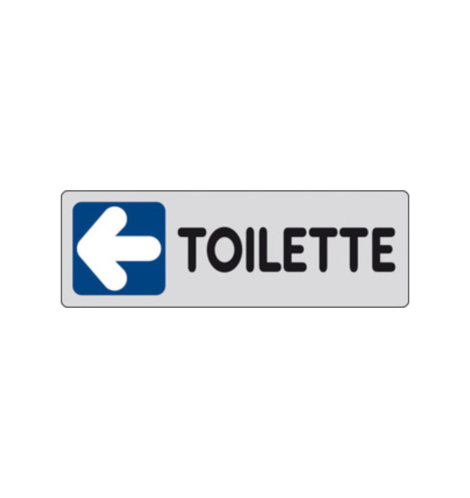 ETICHETTA ADESIVA 150X50 TOILETTE (SX)