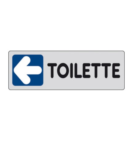 ETICHETTA ADESIVA 150X50 TOILETTE (SX)