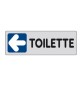 ETICHETTA ADESIVA 150X50 TOILETTE (SX)