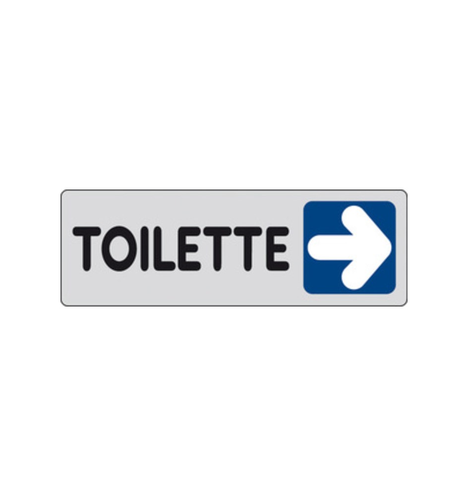 ETICHETTA ADESIVA 150X50 TOILETTE (DX)