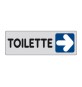 ETICHETTA ADESIVA 150X50 TOILETTE (DX)