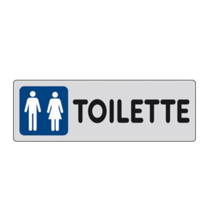 ETICHETTA ADESIVA 150X50 TOILETTE (M F)