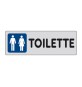 ETICHETTA ADESIVA 150X50 TOILETTE (M F)