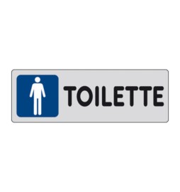 ETICHETTA ADESIVA 150X50 TOILETTE (M)