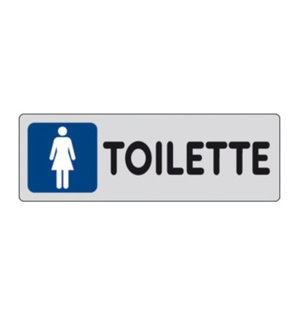 ETICHETTA ADESIVA 150X50 TOILETTE (F)