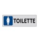 ETICHETTA ADESIVA 150X50 TOILETTE (F)