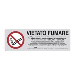 ETICHETTA ADESIVA 150X50 VIETATO FUMARE