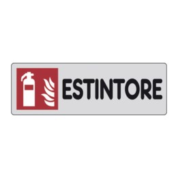 ETICHETTA ADESIVA 150X50 ESTINTORE