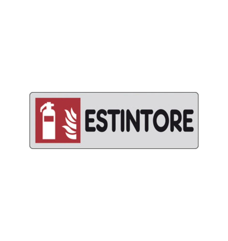ETICHETTA ADESIVA 150X50 ESTINTORE