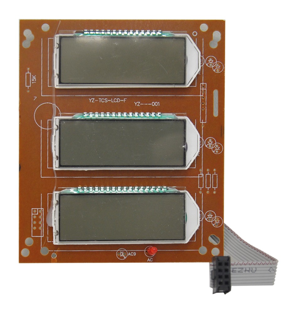 DISPLAY SINGOLO A TRE QUADRANTI per bilico kg. 300