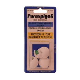 COPRISPIGOLI ADESIVO BLISTER 4 PZ BIANCO